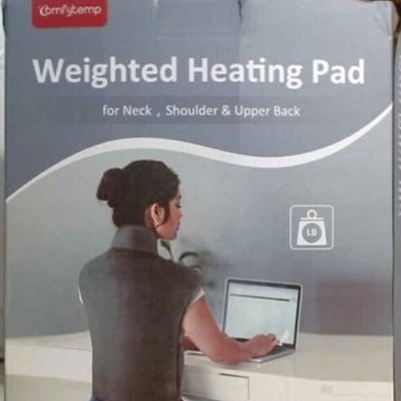 Comfytemp Neck Shoulders & Upper Back Weighted Heating Pad 2.5LB - Picture 1 of 2
